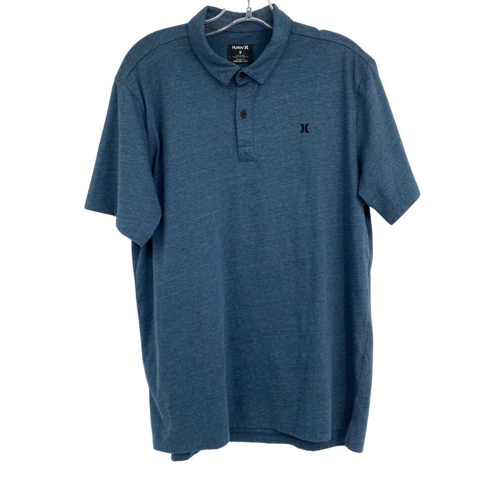 Hurley Blue Classic Short Sleeve Polo Shirt | Size M